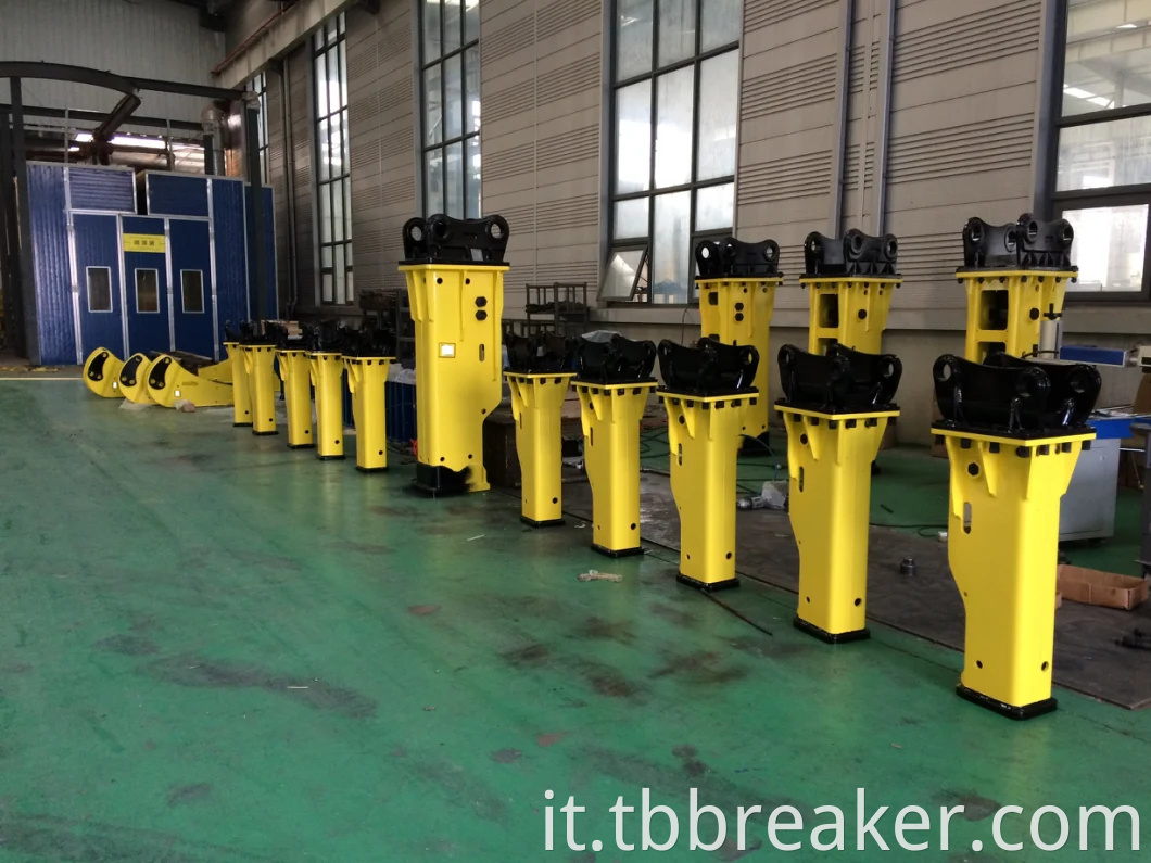 Tipo di silenzio in fabbrica di alta qualità tipo idraulico Breaker Breaker Breaker Hammer Escocator Breaker idraulico